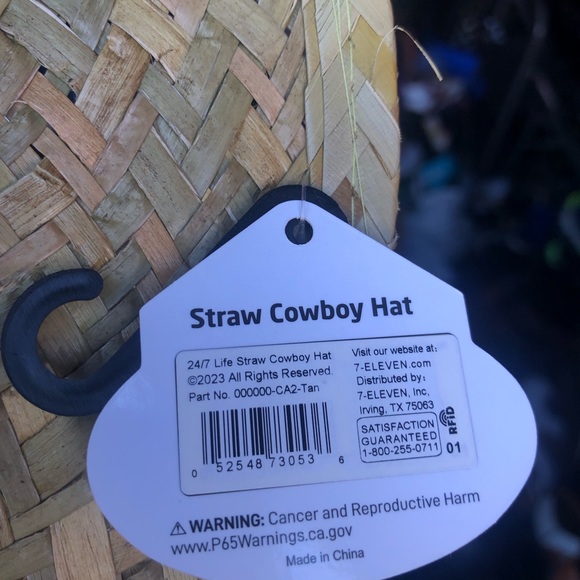 24/7 Life NWT’s Women's Original Straw Beach Hat Size One (new with Tags) - Picture 13 of 13